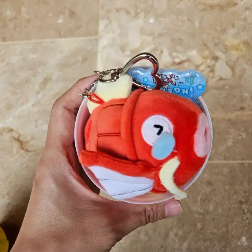 [BUNJANG] Pokemon Murungdowon Pop-up Magikarp Sadness Stress Ball Keychain / 포켓몬 무릉도원 팝업 잉어킹 슬픔(눈물) 스트레스볼 키링