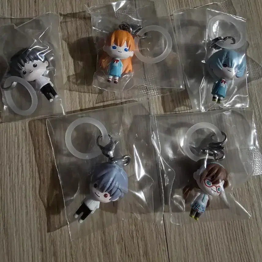 [BUNJANG] Evangelion Mesirushi Gacha Figures 5-Type Full Set Shinji Asuka Rei Kaworu Mari / 에반게리온 메지루시 가챠 피규어 5종 풀세트 신지 아스카 레이 카오루 마리
