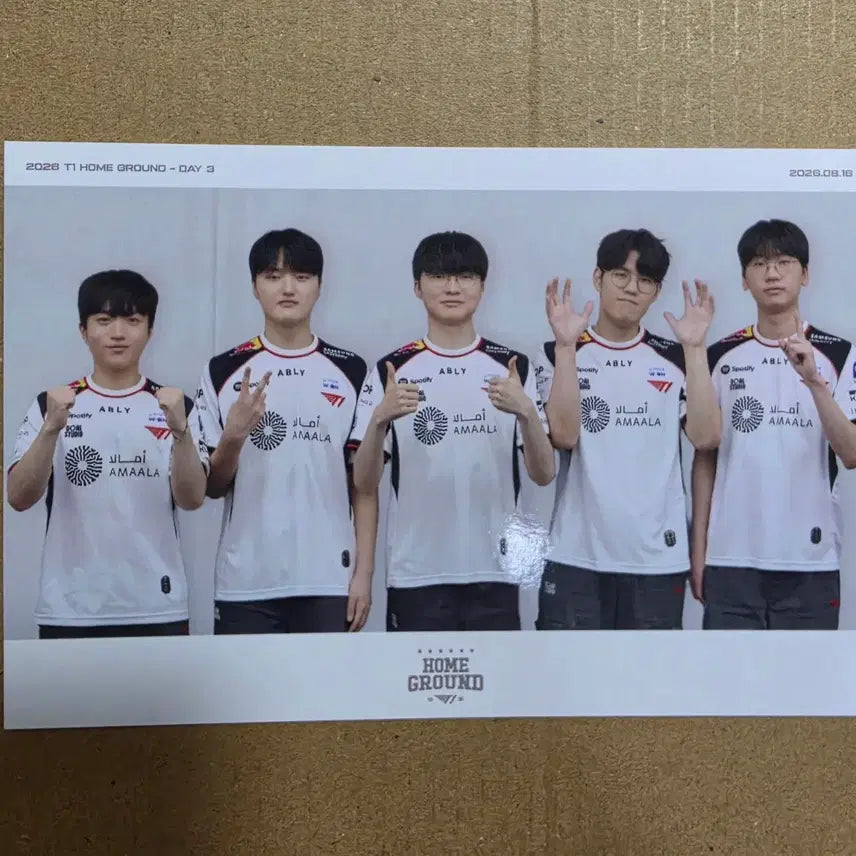[BUNJANG] T1 Homeground Membership Day 3 Postcard / T1 홈그라운드 멤버십 3일차 엽서