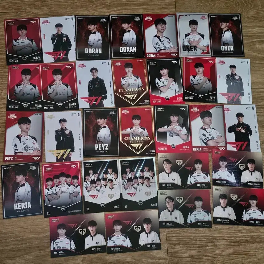[BUNJANG] T1 Volt Trading Card Bundle Set / 티원 볼트 트레이딩 카드 일괄 양도
