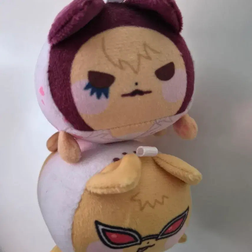 [BUNJANG] One Piece Corazon &amp; Doflamingo Tsum Tsum Plush Set / 원피스 코라손 도플라밍고 코라도플코라 쯔무 비공굿