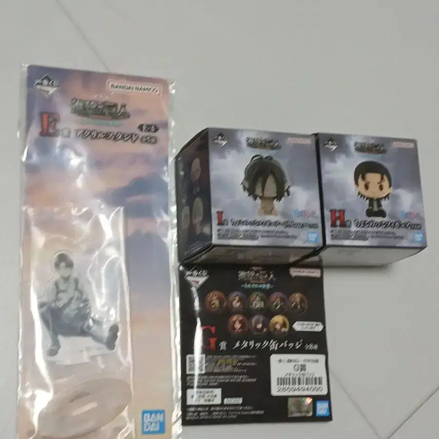 [BUNJANG] Attack on Titan ChoconoCo &amp; Kasuga Figure Set / 진격의거인 초코노코 및 하위상