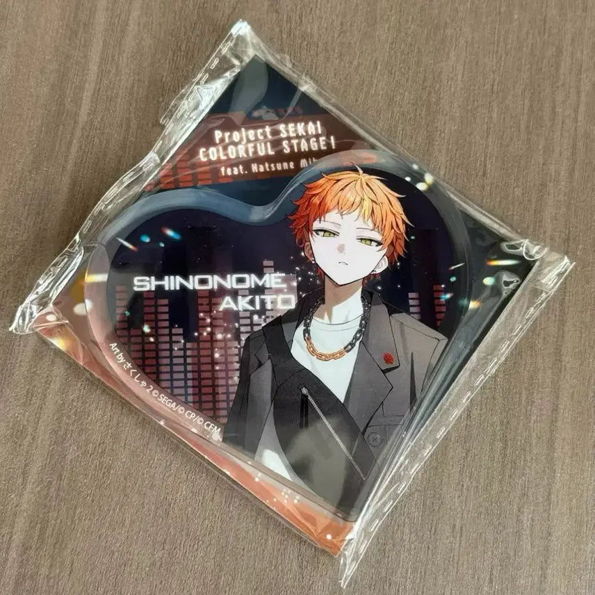 [BUNJANG] Pre-Sealed Project Sekai Jojo Town 3 Heart Acrylic Akito / 미개봉 프세카 조조타운3 하트 아크릴 판매 아키토