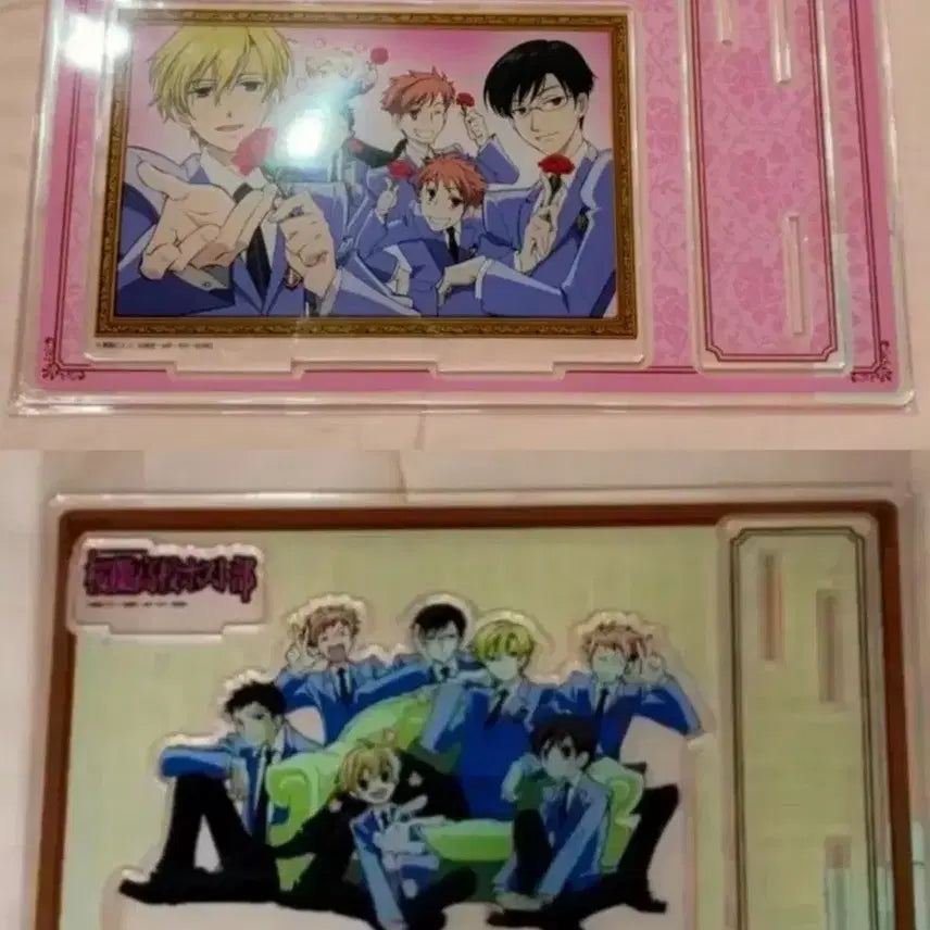 [BUNJANG] Ouran High School Host Club Big Acrylic Stand Diorama Set / 일괄 2종 오란고교 호스트부 사교클럽 빅 BIG 아크릴 스탠드 디오라마