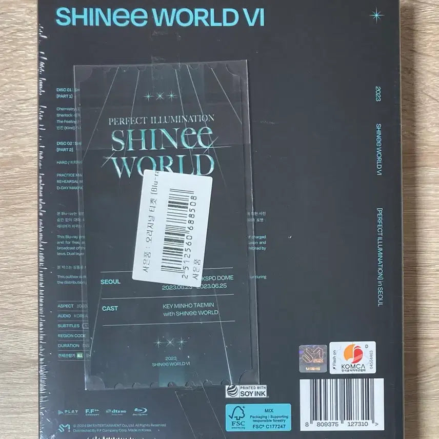 [BUNJANG] SHINee SHINee WORLD VI Concert Blu-ray Sealed / 샤이니 SHINee WORLD VI 블루레이 콘서트 미개봉
