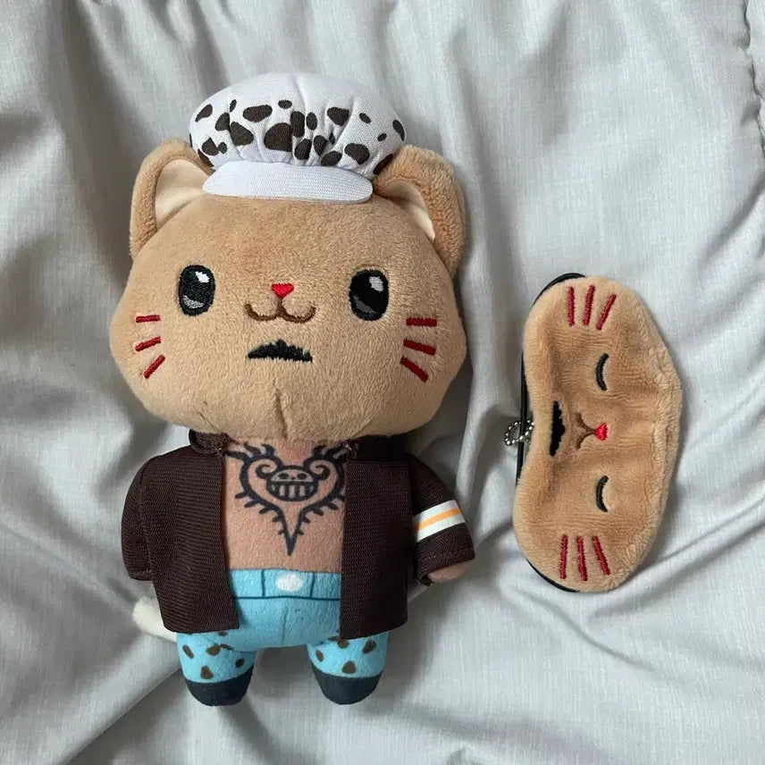 [BUNJANG] One Piece Trafalgar Law Nekonui Plush / 원피스 트라팔가 로 네코누이 판매