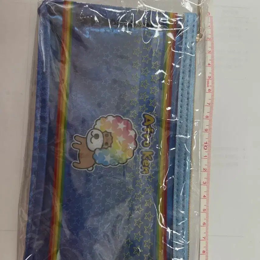 [BUNJANG] San-X Afurukenfukuro Pouch Rainbow Star Pattern / 아프로켄 파우치 (san-x 정품)