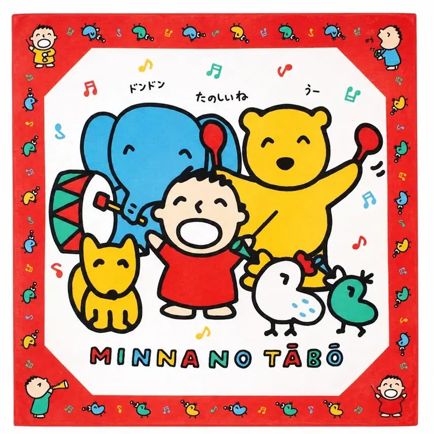 [BUNJANG] Sanrio Minna no Taho Vintage Handkerchief / 일본정품 빈티지 산리오 모두의 타보 손수건?