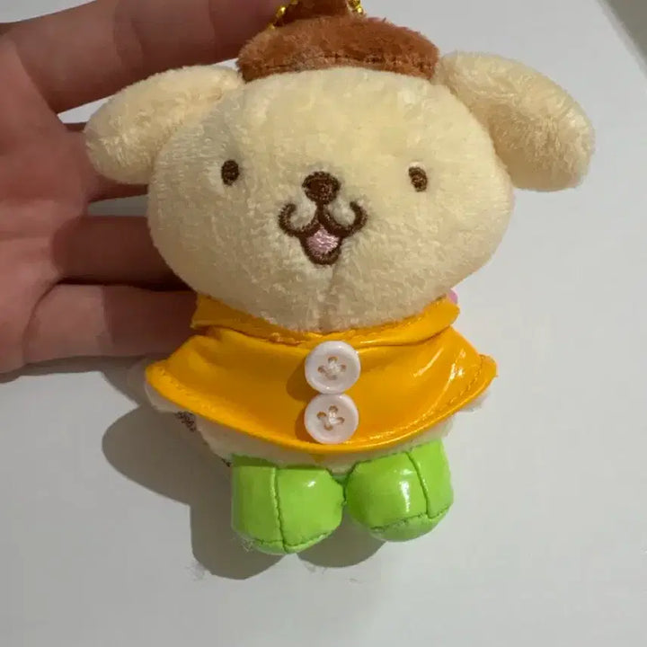 [BUNJANG] Sanrio Pompompurin Raincoat Doll / 산리오 폼폼푸린 우비인형