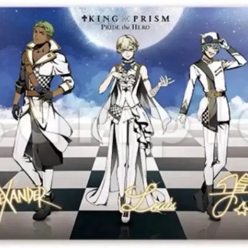 [BUNJANG] King of Prism Schwarz Rose Blanket Alexander Louis George / 킹프리 슈왈츠로즈 담요 킹오브프리즘 프더히 알렉산더 루이 죠지