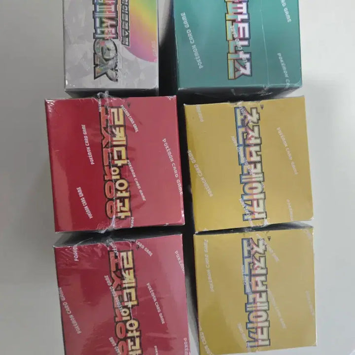 [BUNJANG] Pokemon Card Box Bundle - Rocket, OverFocus, Battle Partner, Terastal / 포켓몬카드박스 로켓단,초전,배틀파트너,테라스탈