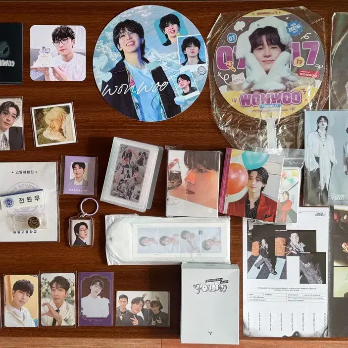 [BUNJANG] SEVENTEEN Wonwoo Goods Bundle Set / 세븐틴 원우 굿즈 판매