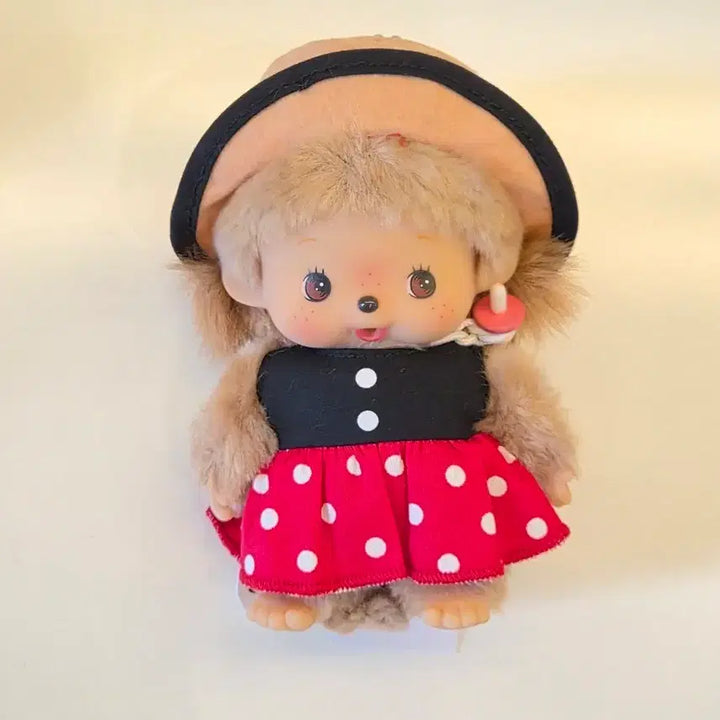[BUNJANG] Bebe Chichi Red Dot Dress Doll / 빨간 도트 원피스 베베치치(정품)