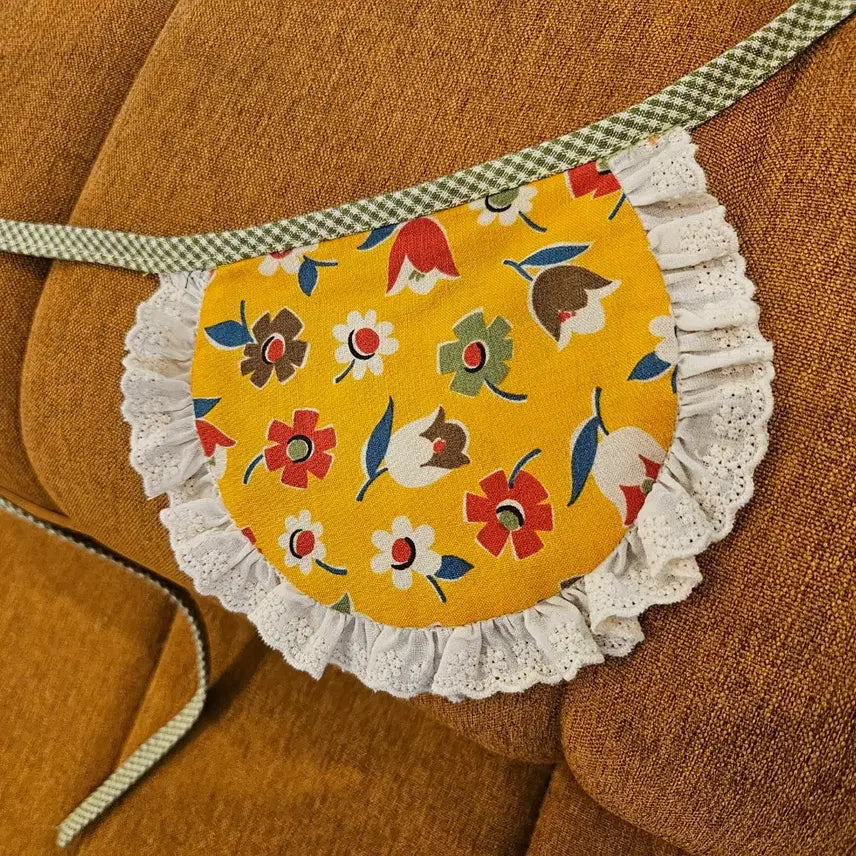 [BUNJANG] Handmade Vintage Doll Bib / 빈티지인형 / 인형 턱받이 / 핸드메이드 턱받이