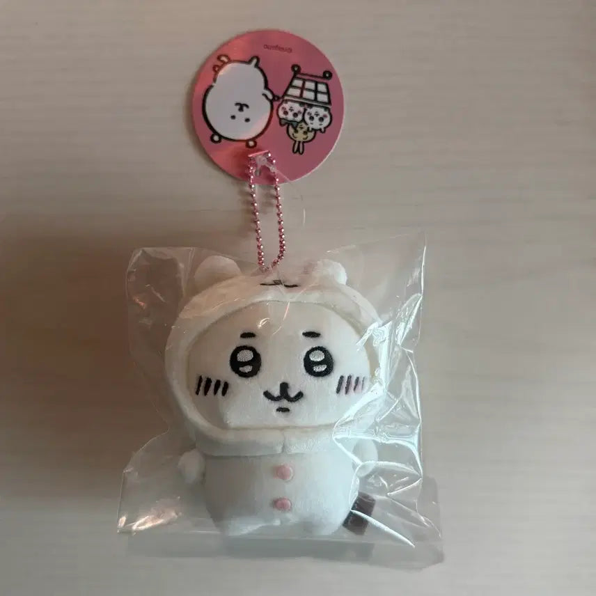 [BUNJANG] Chiikawa "Nongdamgom" Outfit Mascot Plush (Sealed) / [미개봉]농담곰 옷을 입은 치이카와 마스코트 인형