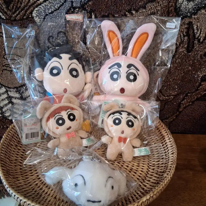 [BUNJANG] Crayon Shin-chan Doll Bundle Set (5 pcs) / 짱구 인형 5개 일괄