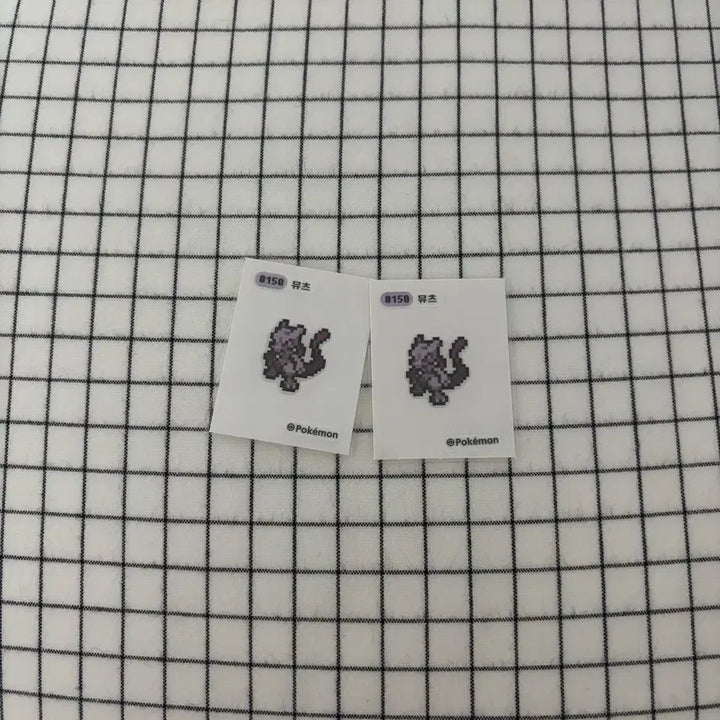 [BUNJANG] Pokemon Pixel Sticker Mewtwo / 포켓몬 픽셀 띠부씰 뮤츠