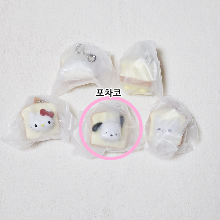 [BUNJANG] Sanrio Characters Bread Gang Pochacco Gacha Figure / 산리오 캐릭터즈 식빵즈 가챠 포차코(포챠코)