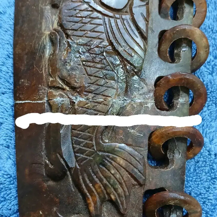 [BUNJANG] Ancient Jade Decorative Knife with Fish Motif / 고대 옥 장식용 칼
