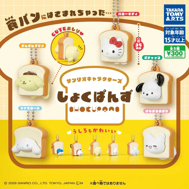 [BUNJANG] Sanrio Characters Shokupan-zu Cinnamoroll Gachapon / 산리오 캐릭터즈 식빵즈 가챠 시나모롤