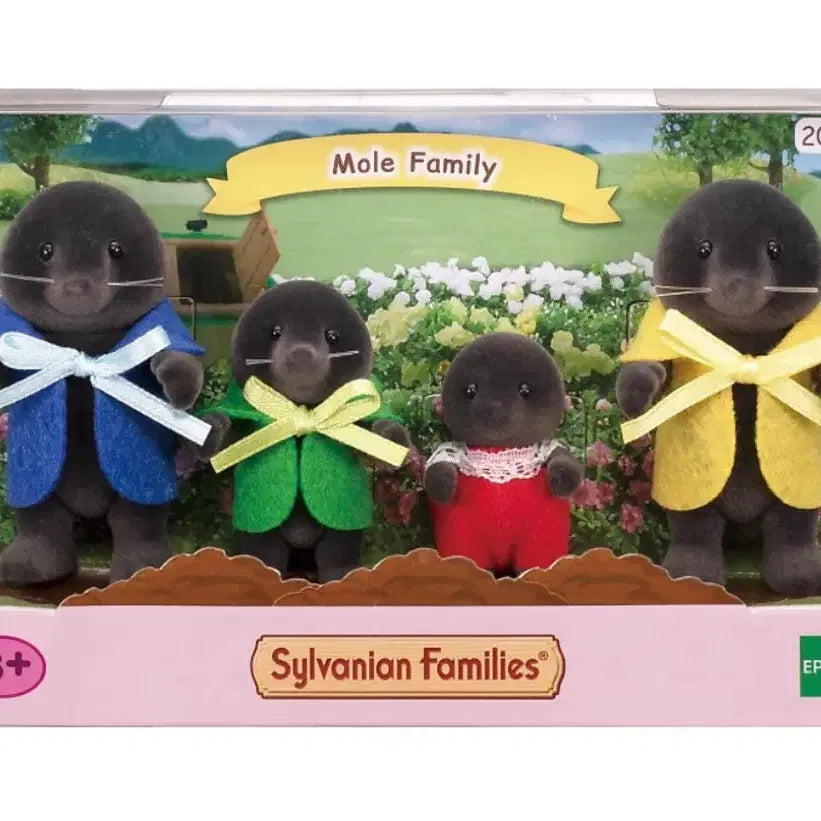[BUNJANG] Sylvanian Families Mole Family Set / 실바니안패밀리 두더지가족 세트