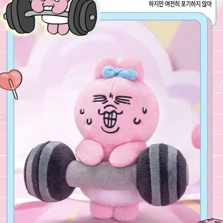 [BUNJANG] Yeoki Ppanjyu Usagi Plush Toy / 역기 빤쮸토끼