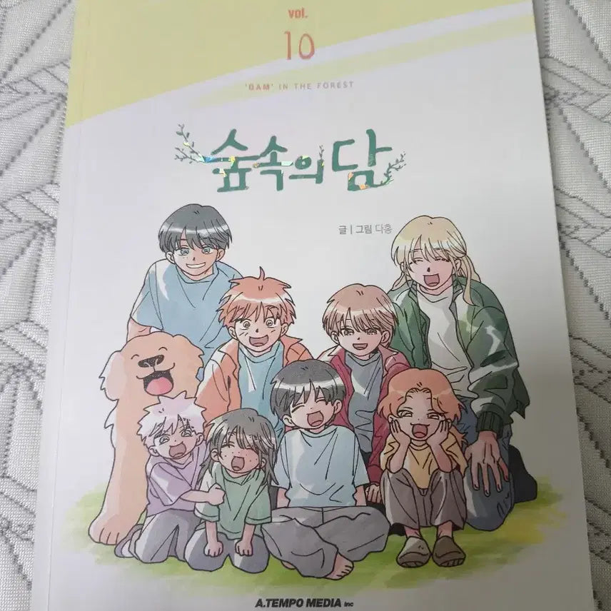 [BUNJANG] In the Deep Woods Volume 10 Book, 3 Postcards, and Funding Goods (Pencil, Eraser, Ruler) / 숲속의 담 10권 단행본 &amp; 엽서 3장 &amp; 펀딩 굿즈 일부