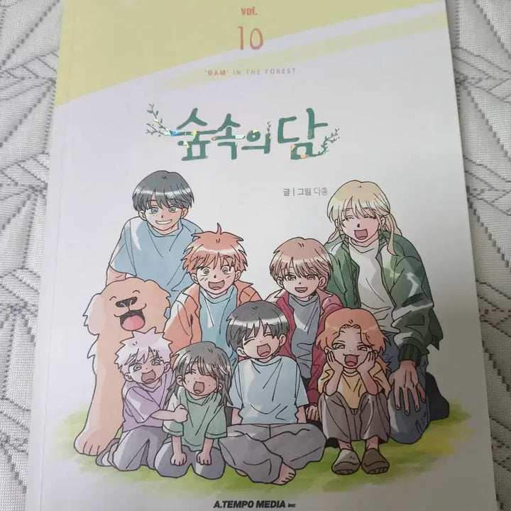 [BUNJANG] In the Deep Woods Volume 10 Book, 3 Postcards, and Funding Goods (Pencil, Eraser, Ruler) / 숲속의 담 10권 단행본 &amp; 엽서 3장 &amp; 펀딩 굿즈 일부
