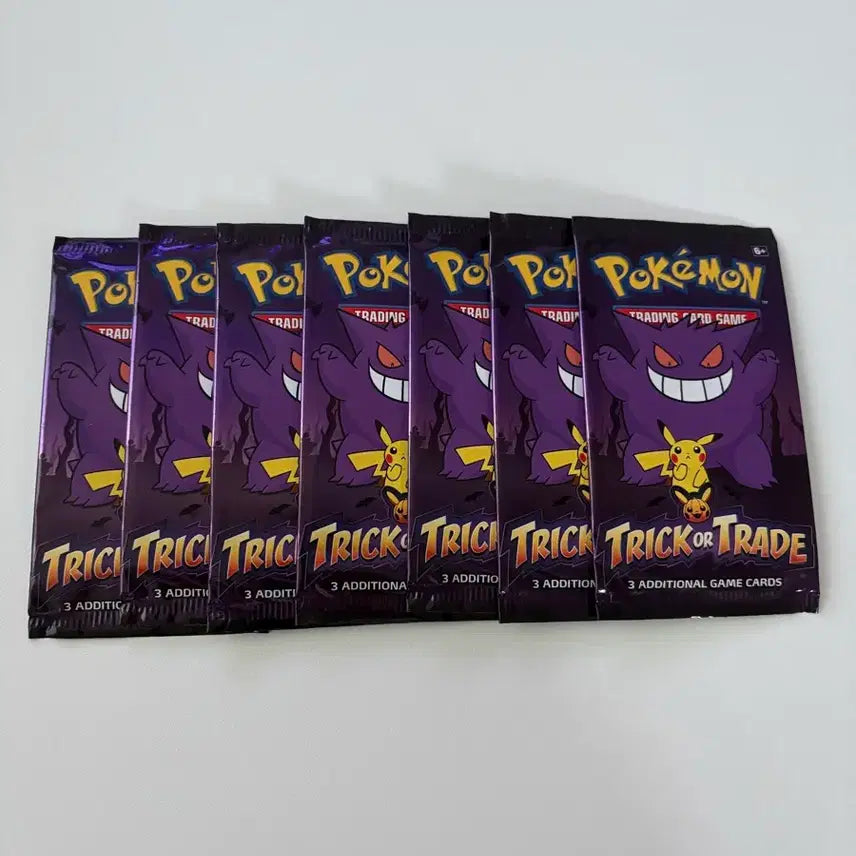 [BUNJANG] Pokemon Halloween 2022 Trading Card Pack (7 Packs) / 할로윈카드 22년 22개팩 구매상품