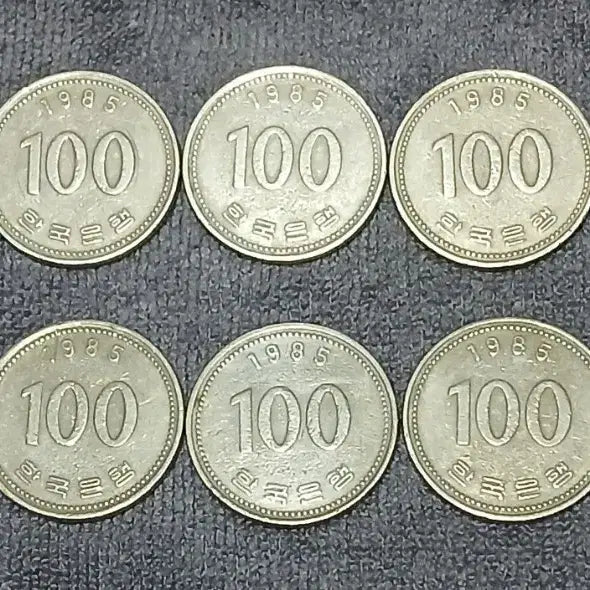 [BUNJANG] 1985 100 Won Coins Bundle Set (10 pcs) / 1985년 100원 동전 10개일괄