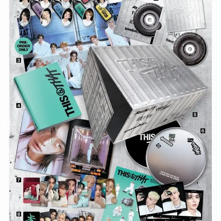 [BUNJANG] Stray Kids Noeasy Truck Version Album Bang Chan Set / 스트레이키즈 스키즈 디스앤댓 트럭버전 앨범 방찬 세트 양도