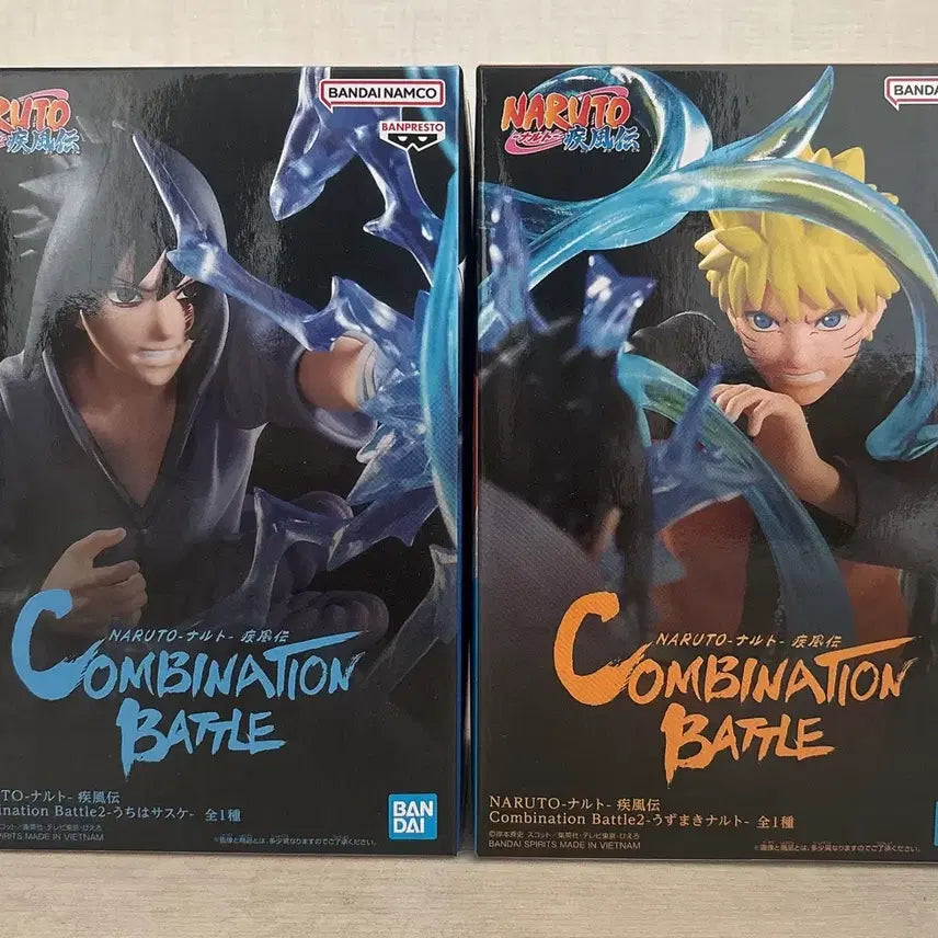 [BUNJANG] Naruto Shippuden Naruto &amp; Sasuke Combination Battle Figure Set / 나루토 질풍전 나루토, 사스케 콤비네이션 배틀 피규어 세트