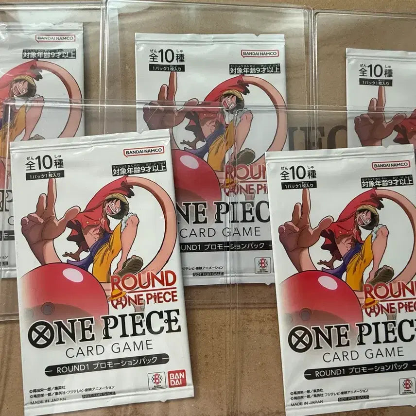 [BUNJANG] One Piece Round 1 Promotion 5 Pack Bundle / 원피스 라운드원 프로모션 5팩