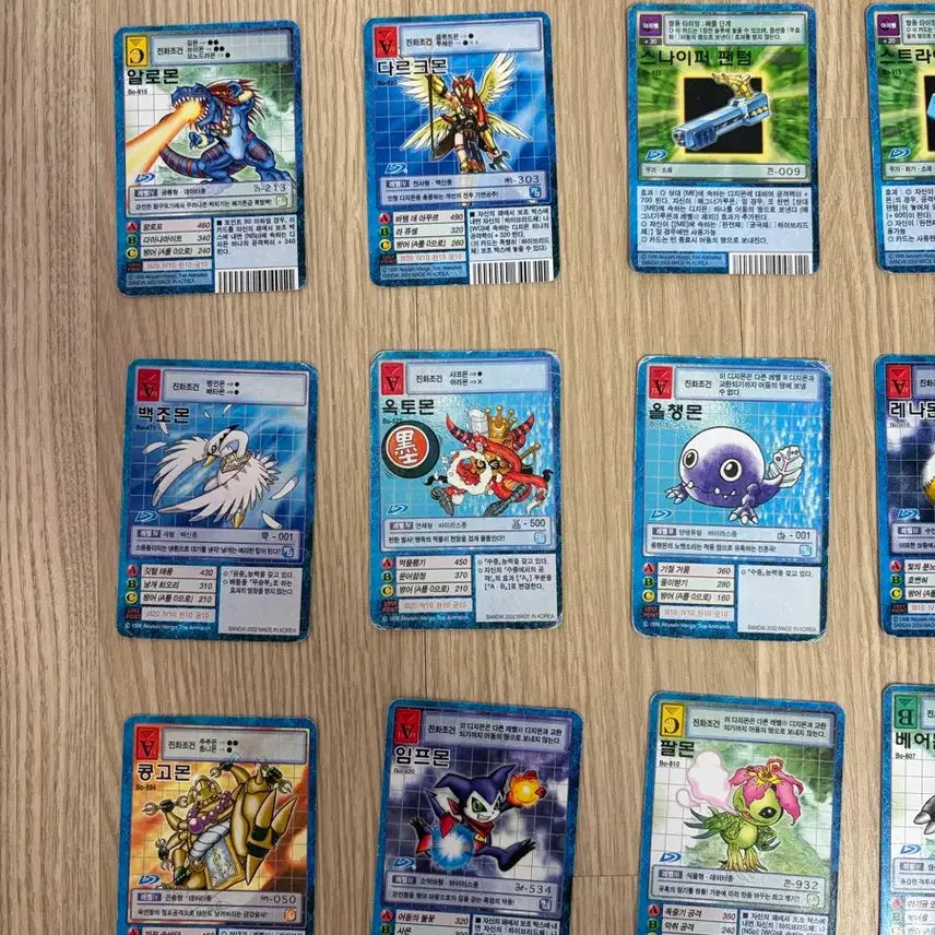 [BUNJANG] Digimon Normal Cards (Used) / 구 디지몬 노멀카드 팝니다.