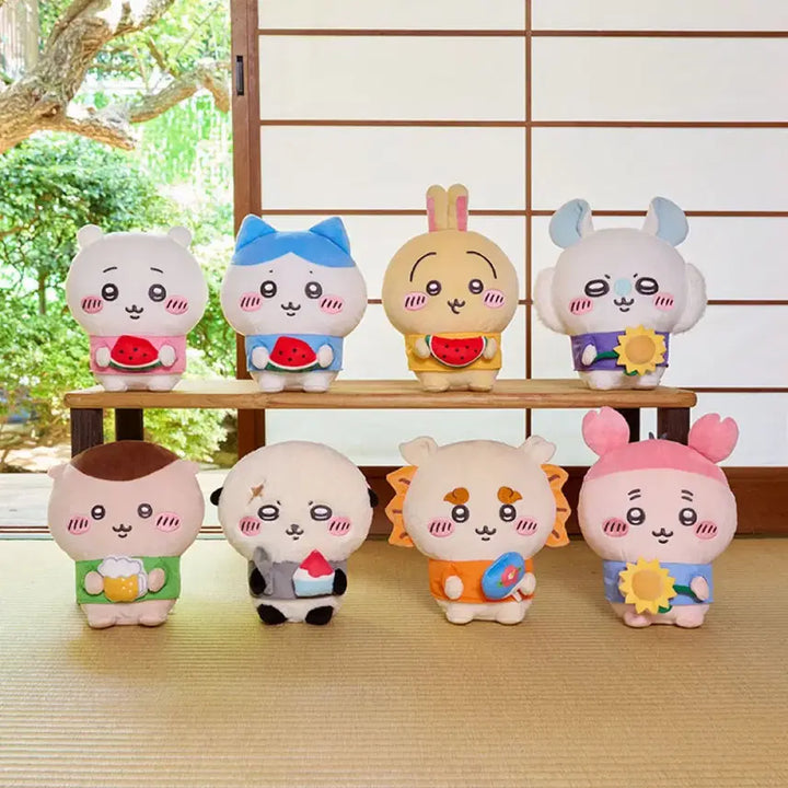 [BUNJANG] New Chiikawa Summer Racco Plush Doll (Sealed) / (미개봉) 신상 치이카와 여름 누이구루미 랏코 봉제인형