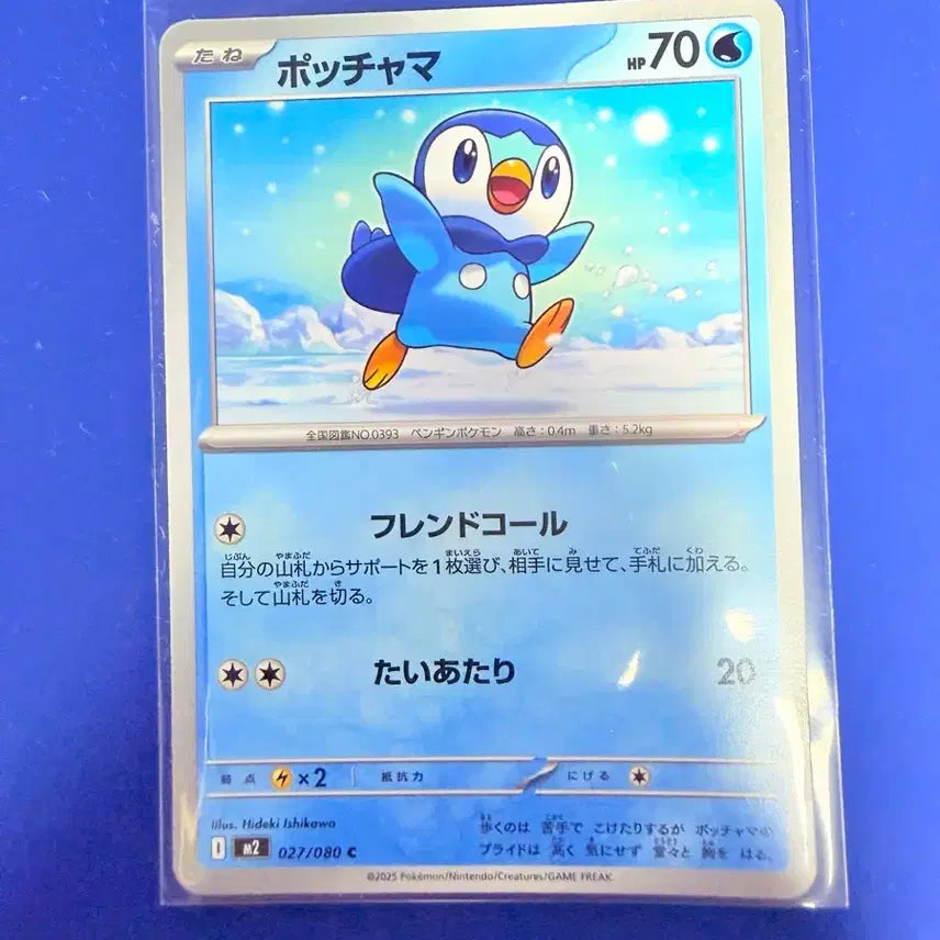 [BUNJANG] Pokemon Card Chikorita Japanese Card / 포켓몬카드 팽도리 일판 카드