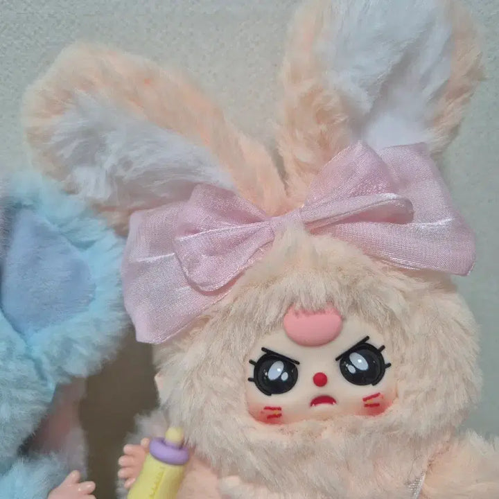 [BUNJANG] Baby Three Cart Set with Blue Elephant and Pink Rabbit / 베이비쓰리 카트