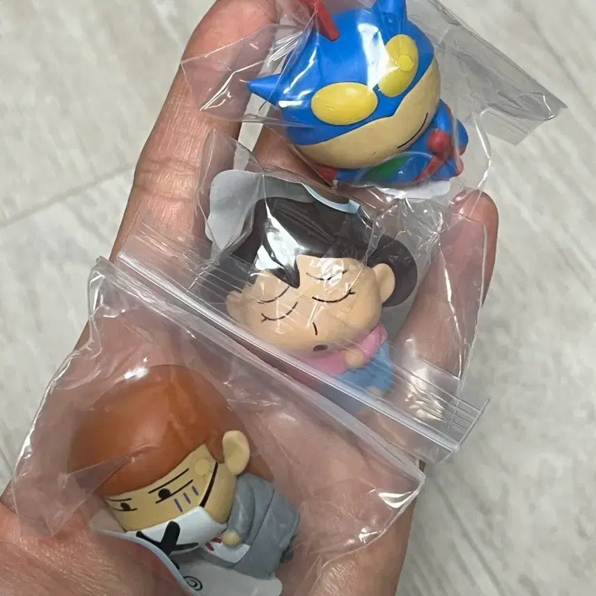[BUNJANG] Crayon Shin-chan Mini Figures Set (3 Figures) / 짱구 미니 피규어