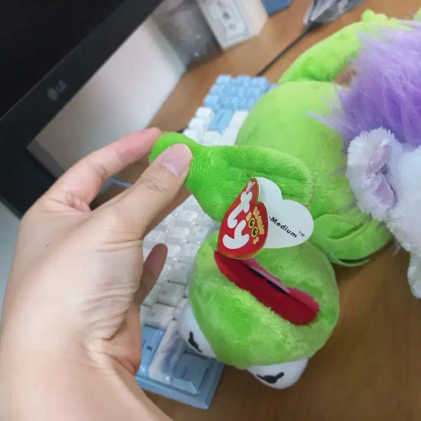 [BUNJANG] Vintage Plush Toys Bundle (TY Kermit, Wild Republic Lion, Unicorn) / 빈티지 봉제인형 번들