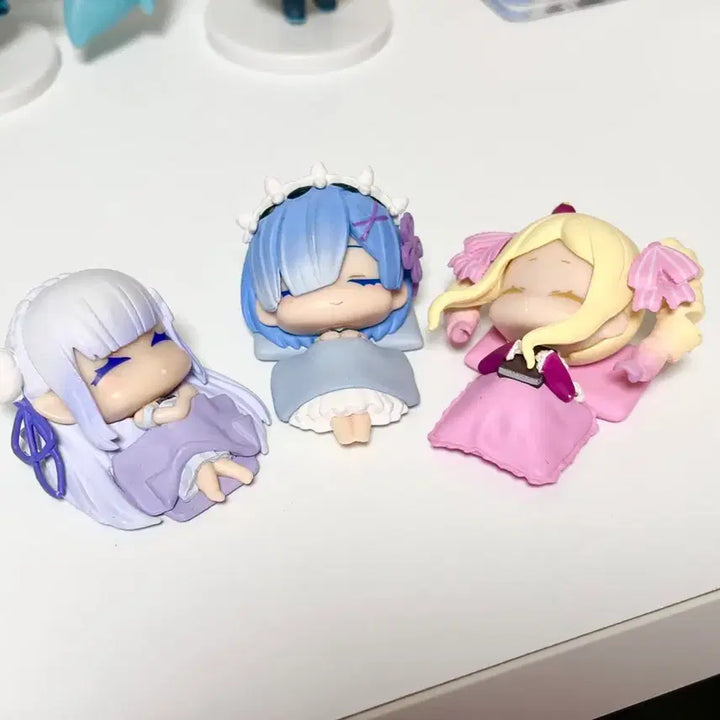 [BUNJANG] Re:Zero Onemutan Gacha Set (Rem, Emilia, Beatrice) / 리제로 오네무탄 가챠 3종 일괄 - 렘, 에밀리아, 베아트리스