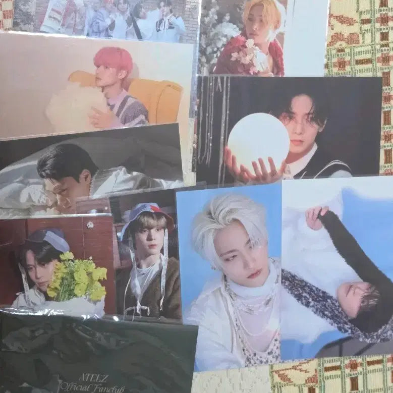 [BUNJANG] ATEEZ Official Fanclub ATINY 4th Generation Welcome Kit Postcard Set / 에이티즈 공식 팬클럽 에이티니 4기 웰컴키트 엽서 세트