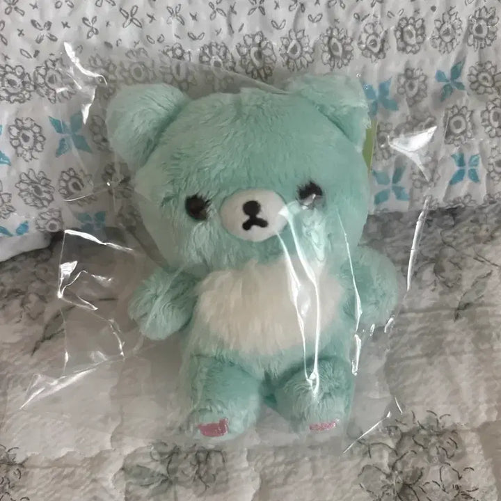 [BUNJANG] Rilakkuma Mint Koguma Plush Doll (Authentic, Sealed) / 정품 미개봉 차이로이 민트 코구마 리락쿠마 인형
