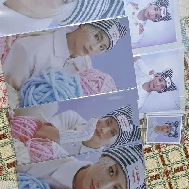[BUNJANG] ATEEZ Seonghwa Snow Factory Photo Set (Excluding Photocard) / 에이티즈 스노우 팩토리 성화 증사키링+포카제외 포토세트