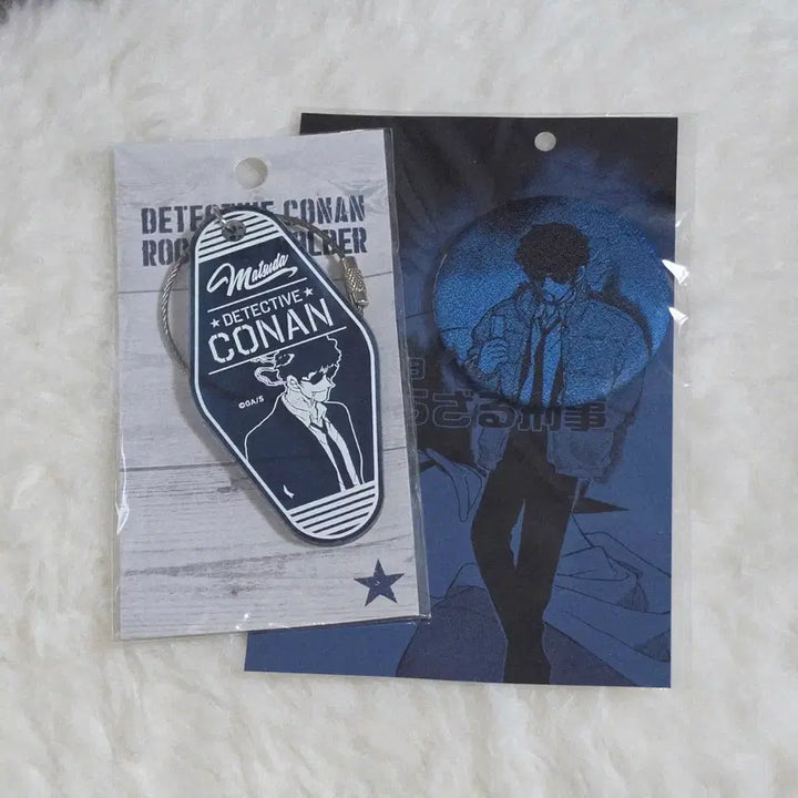 [BUNJANG] Detective Conan Matsuda Jinpei Acrylic Keyring &amp; Badge Original Drawing Bundle Set (Sealed) / (일괄/미개봉) 명탐정코난 마츠다 진페이 탐정사 아크릴 키링 뱃지 원화 송보윤