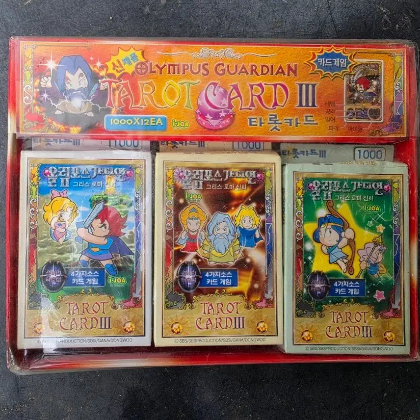 [BUNJANG] Olympus Guardian Tarot Cards 1 Box (12 Decks) / 올림포스 가디언 타롯카드 12개 1박스