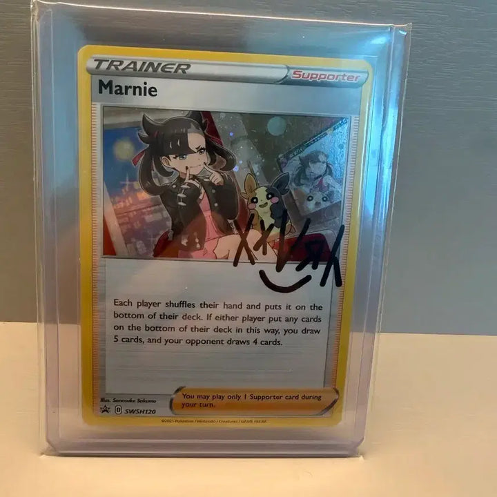 [BUNJANG] Pokemon Card North American Edition Signed Mari / 포켓몬카드 북미판 사인마리