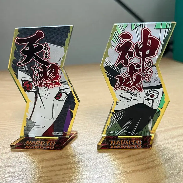 [BUNJANG] Naruto Jump Shop "Nihon no Kage" Acrylic Standees Set (Itachi, Kakashi) / 나루토 점프샵 필살기아크릴 이타치,카카시 일괄