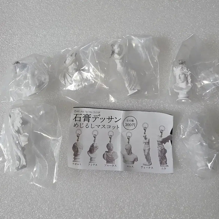 [BUNJANG] Plaster Bust Set 6 Types / 석고상 메지루시 6종 세트