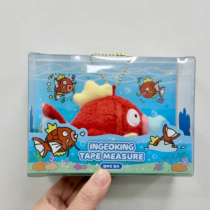 [BUNJANG] Pokemon Magikarp Tape Measure Mascot Keyring / 포켓몬 무릉도원 잉어킹 줄자 마스코트 키링