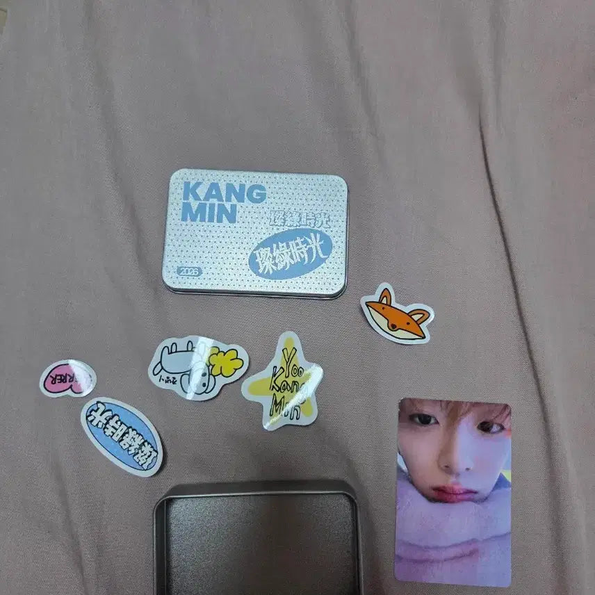 [BUNJANG] Kangmin Chanrock Shining Tin Case Full Set / 강민 찬록시광 틴케이스 전구성품